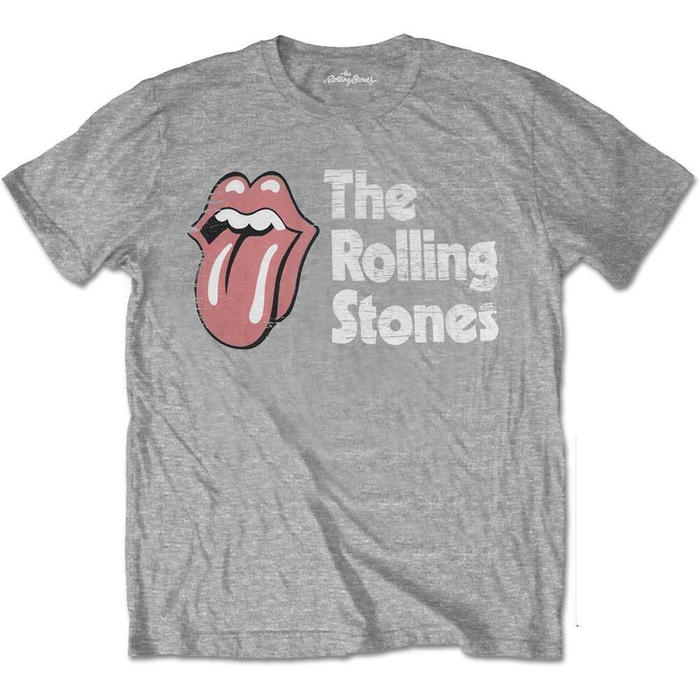 The Rolling Stones Unisex T Shirt Scratched Logo